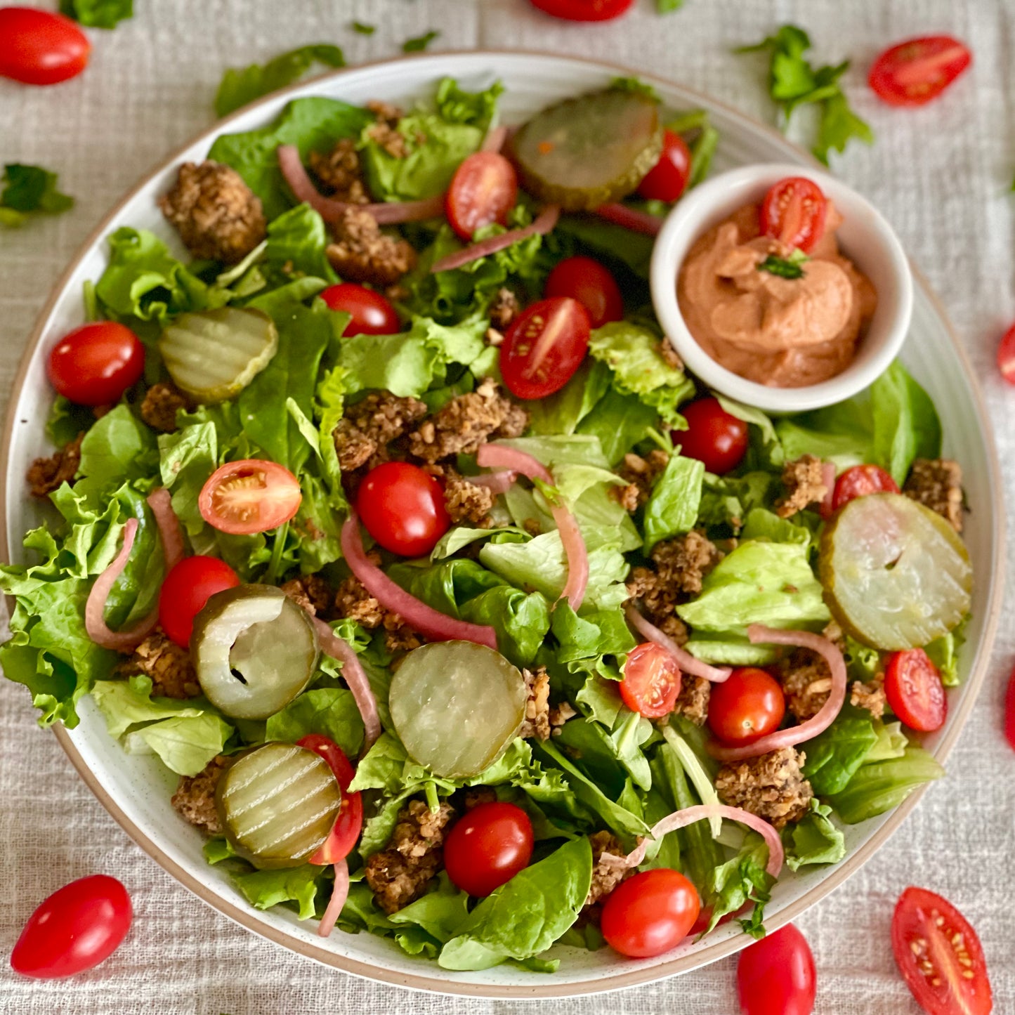 Number 29 Burger Salad