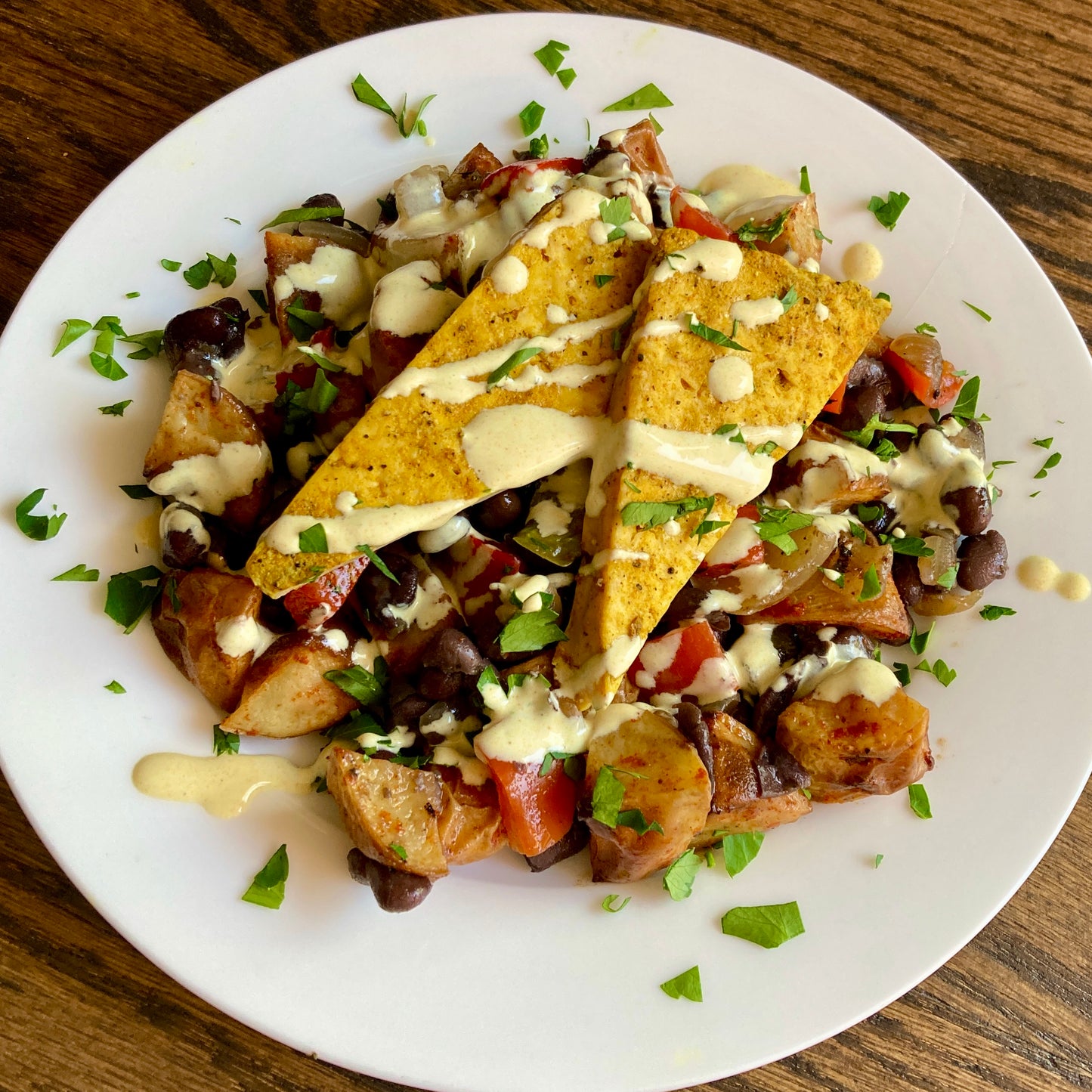 Breakfast Hash w/ Hollandaise Sauce