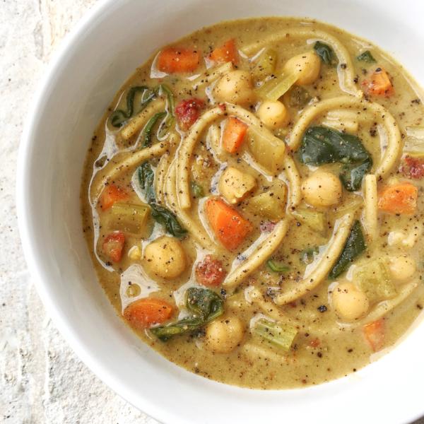 Chickpea Noodle Soup