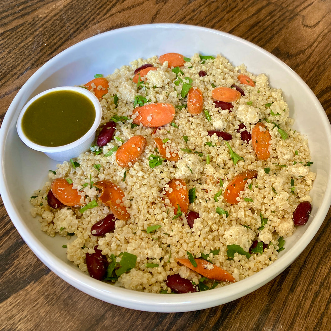 Roasted Carrot & Quinoa Salad w/ Feta