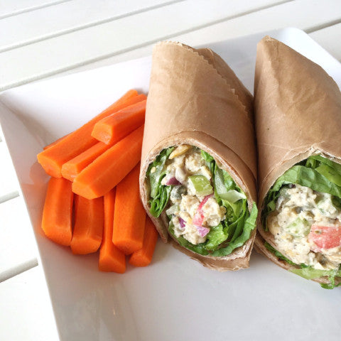 Chickpea "Tuna" Salad Wrap