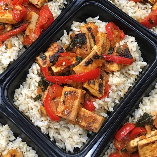 Red Thai Tofu W/ Brown Rice